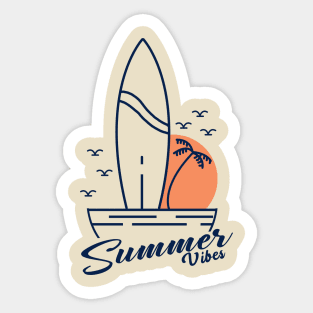 summer vibes 2 Sticker